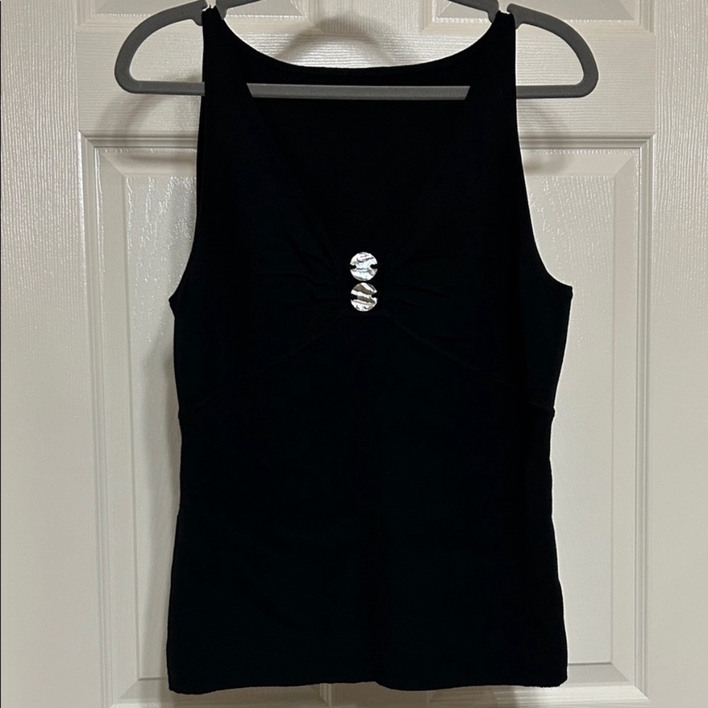 Mystery Girl Black Tank Top - Picture 9 of 11